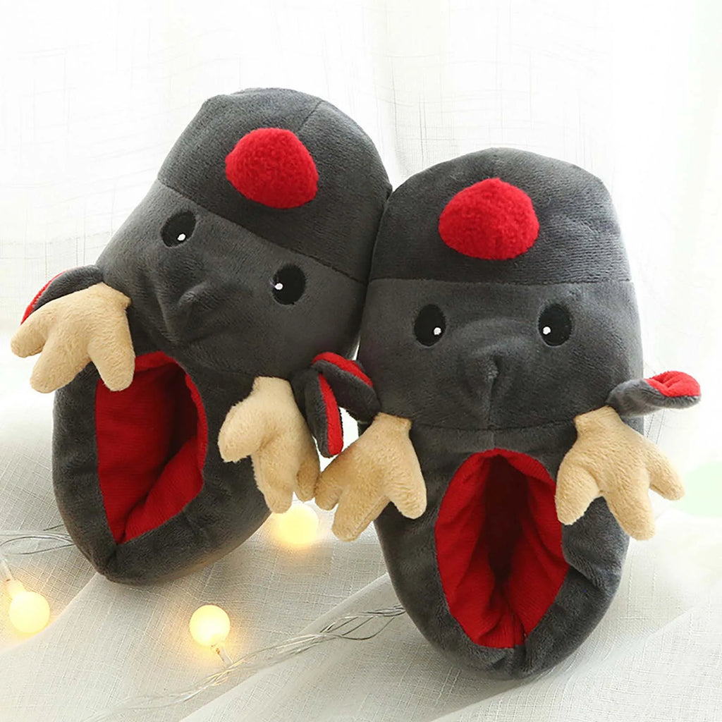 Christmas Slippers Women's Winter Soft Cotton Slippers Cute Household Shoes Warm Winter Shoes Indoor House Shoes House Shoes