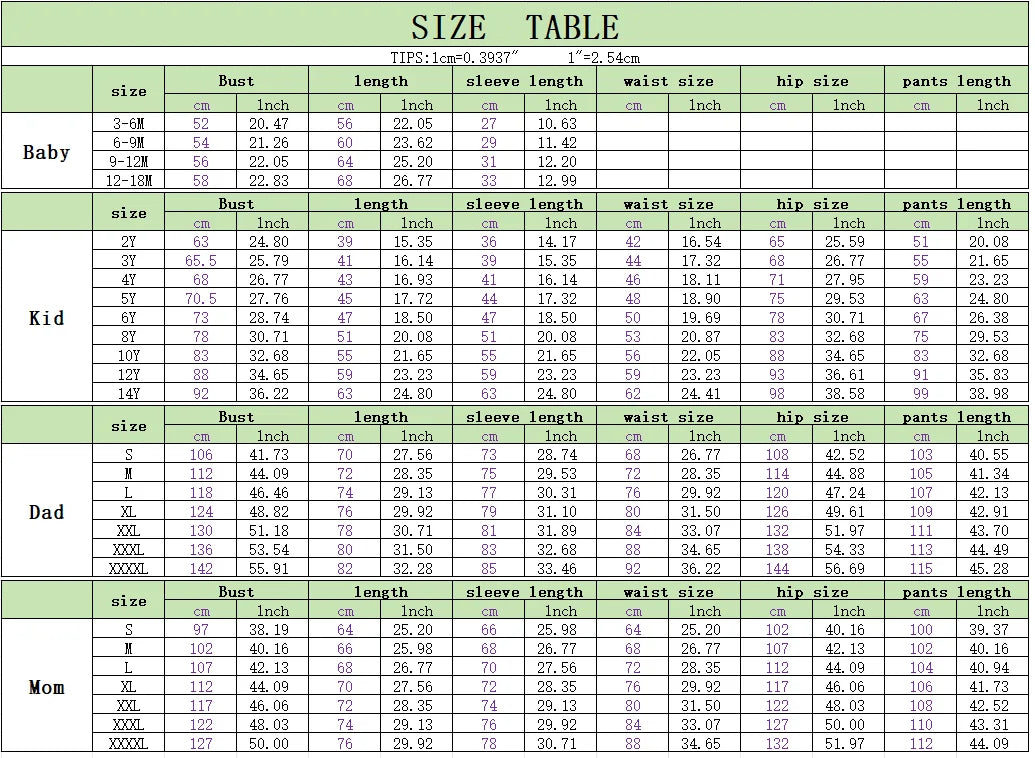 Family Matching Christmas Pajamas Sets - Adorable Santa & Reindeer Prints, Cozy Cotton Material