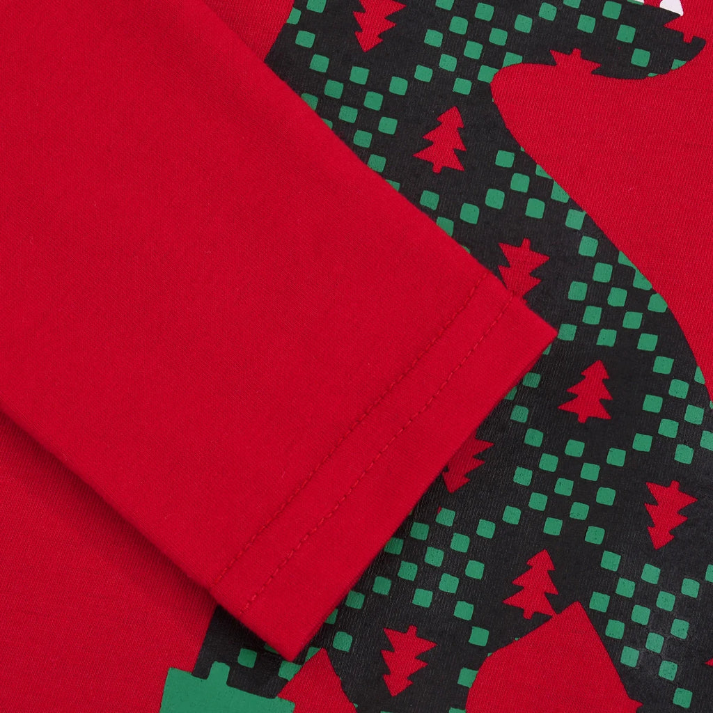Christmas Pajamas For Little/Big Boys  Long Sleeves Soft Dinosaurs PJs Set Kid Size 2-9Years