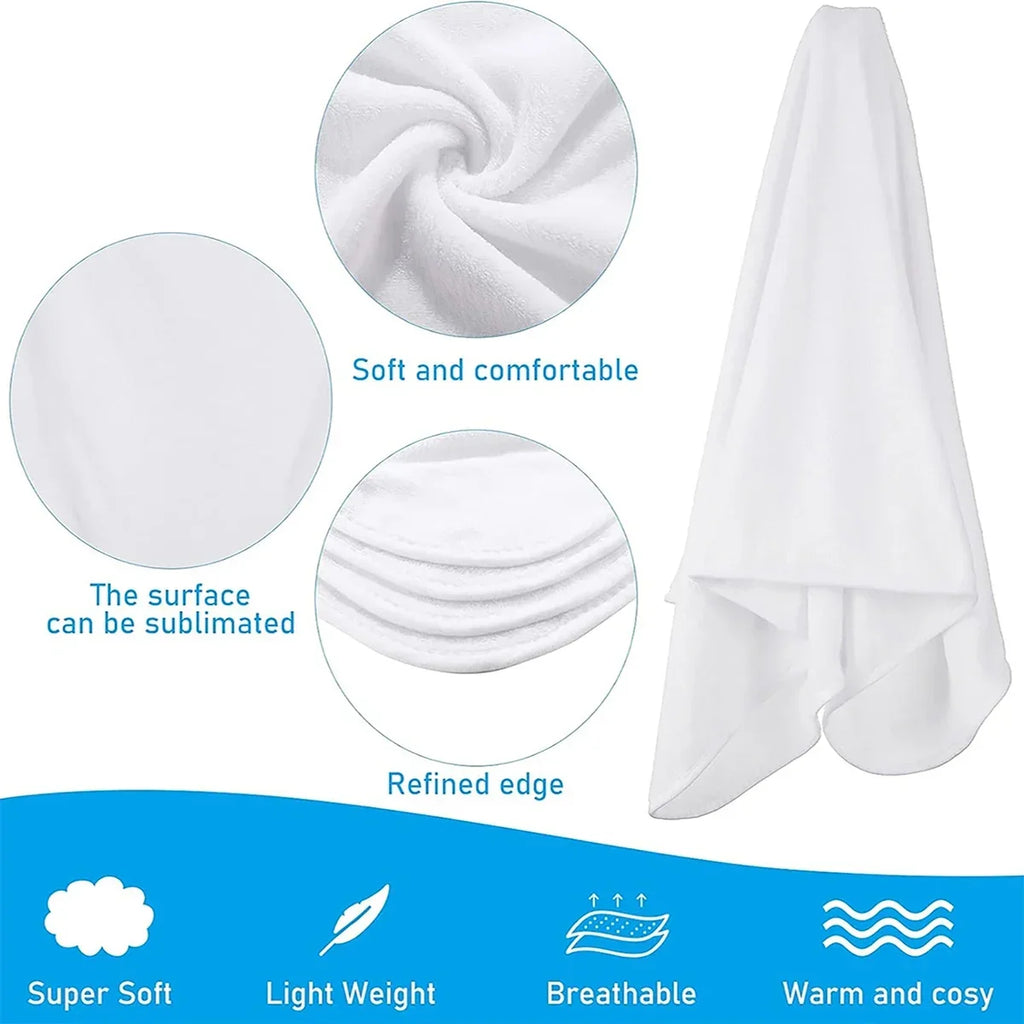 Christmas-Patterned Blanket Microfiber Flannel Cover Blanket Bedroom Living Room Sofa Soft And Comfortable Home Decoration