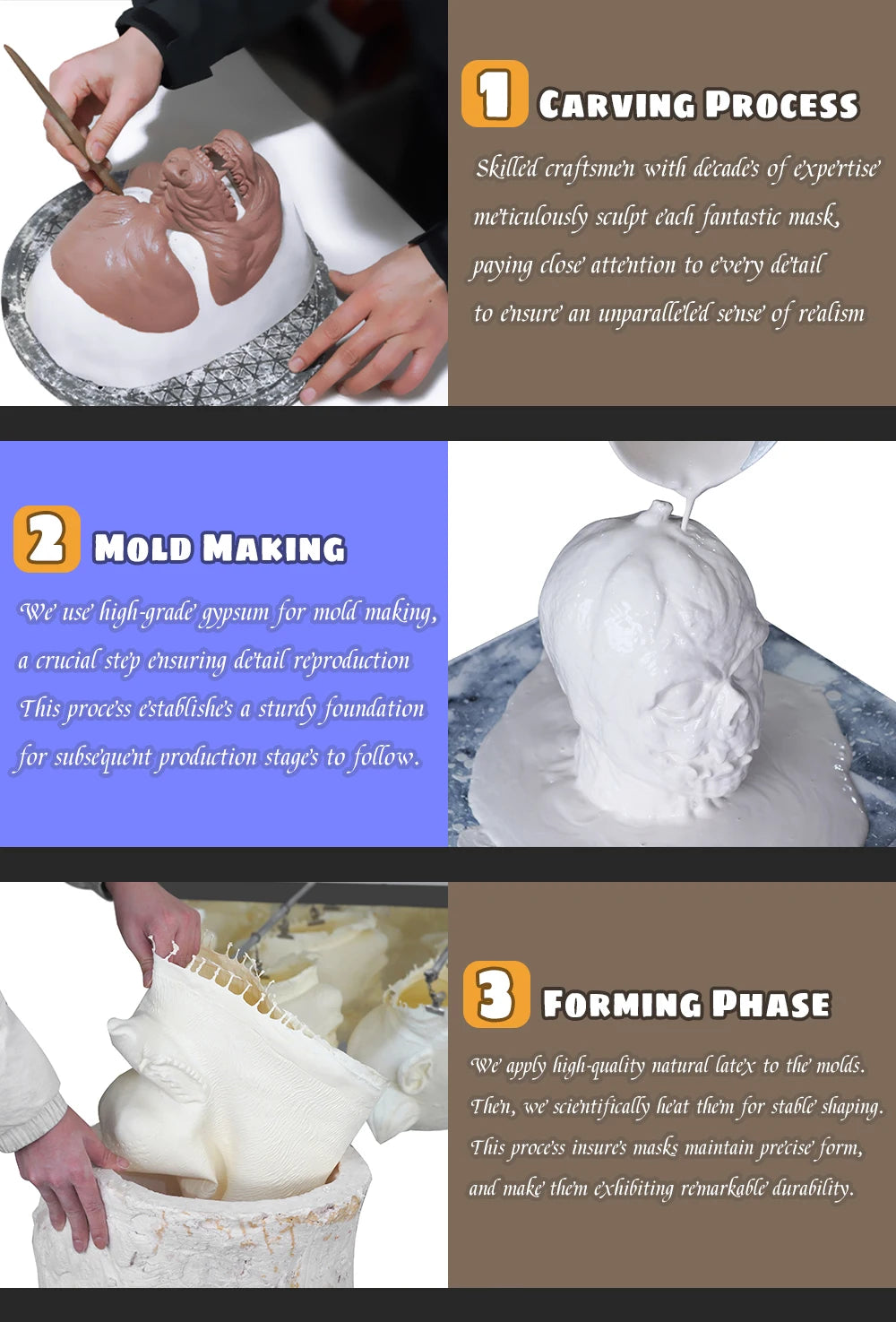 Hot Grinch Mask with Unique Hairstyle, Natural Latex Hand-painted, Realistic Details, Exquisite Craftsmanship, Perfect for Prank