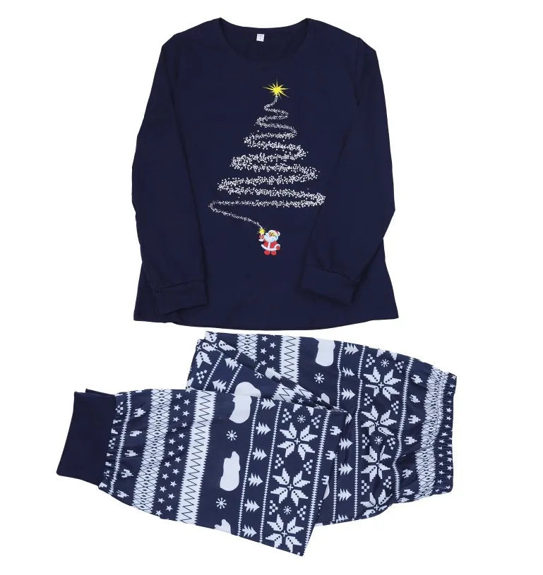 Family Matching Outfits Red Christmas Pajamas Sets Father Mother Daughter And Son Pajamas Family Children Clothing