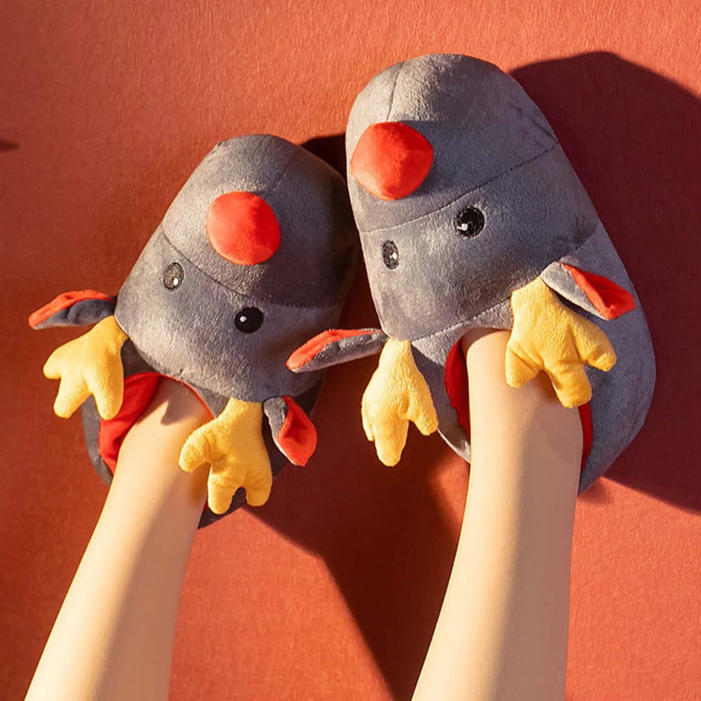 Christmas Slippers Women's Winter Soft Cotton Slippers Cute Household Shoes Warm Winter Shoes Indoor House Shoes House Shoes