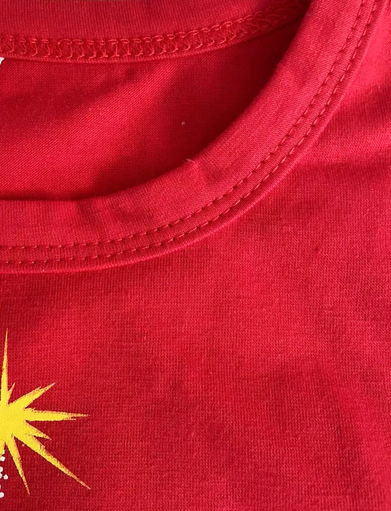 Family Matching Outfits Red Christmas Pajamas Sets Father Mother Daughter And Son Pajamas Family Children Clothing