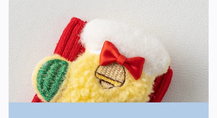 Christmas Baby Boys Girls Socks Autumn Winter Toddler Anti-slip Children Floor Socks Kids Red Festive Christmas Santa Claus Sock