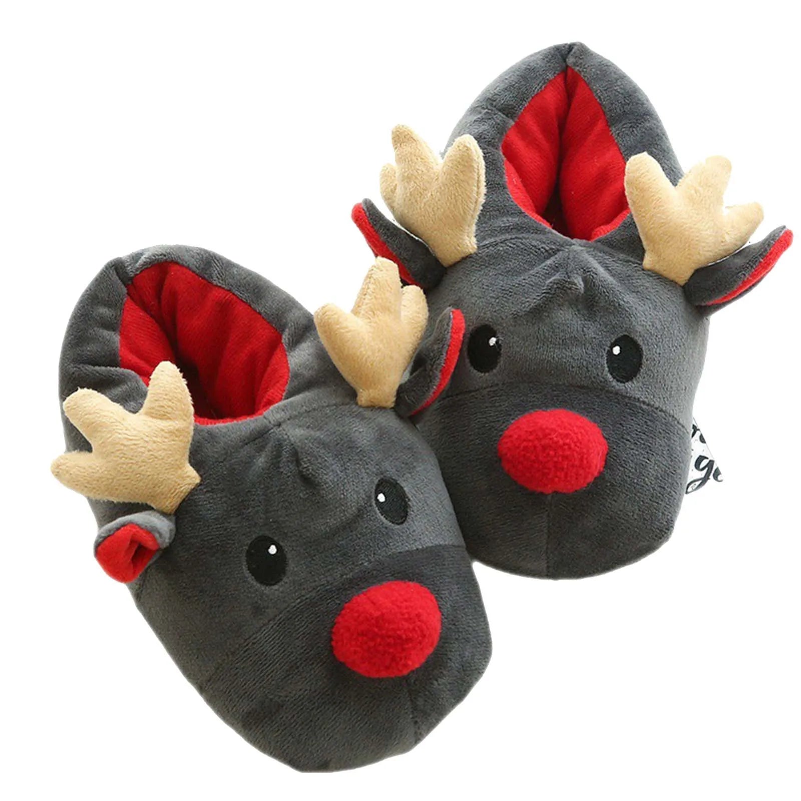 Christmas Slippers Women's Winter Soft Cotton Slippers Cute Household Shoes Warm Winter Shoes Indoor House Shoes House Shoes