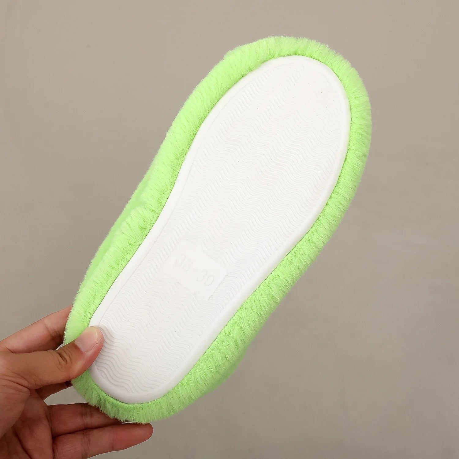 Christmas Warm Winter Cotton Slippers Couple Men Women Thick Bottom Soft Bottom Shoes Thick Non-slip Festival Decoration Gift