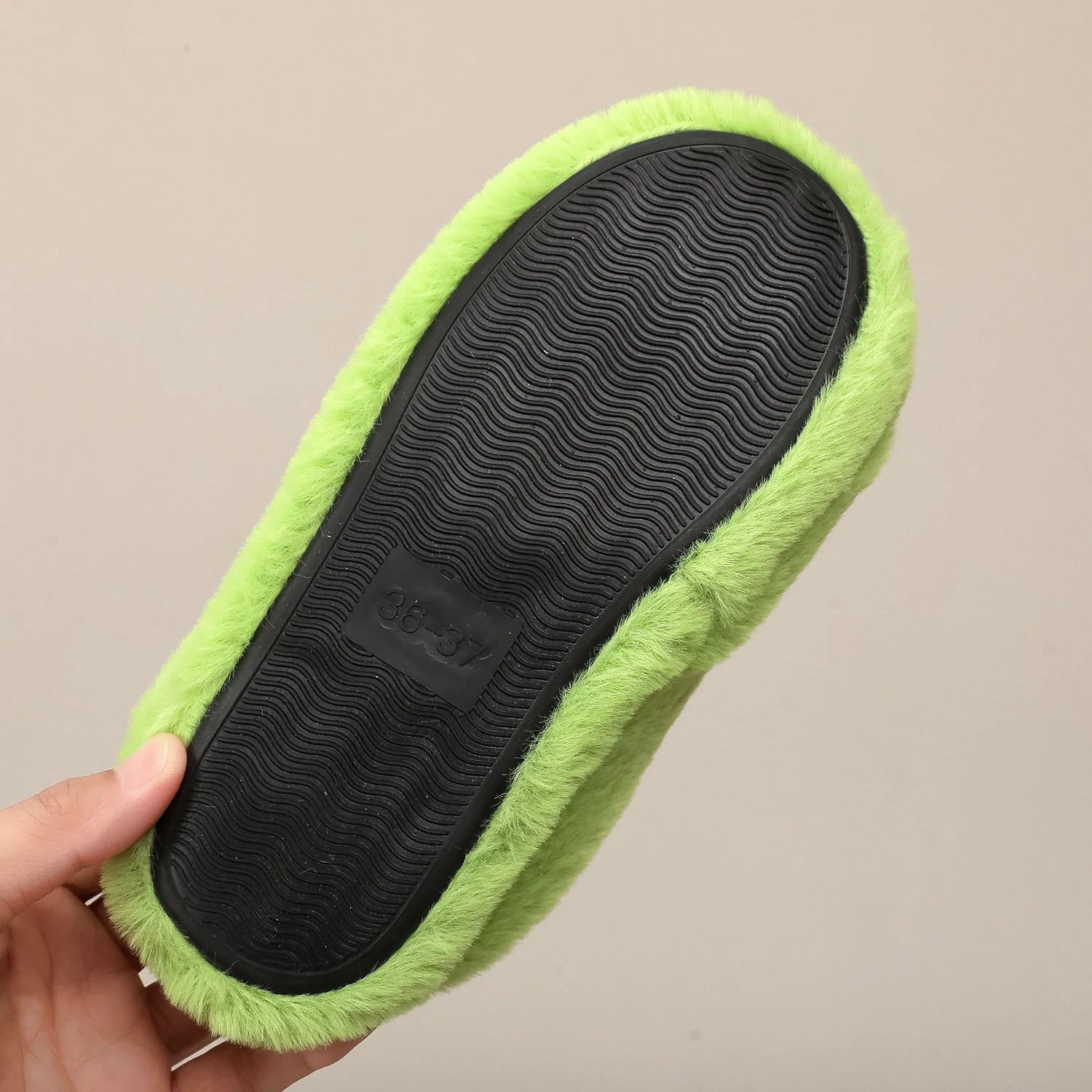 Christmas Warm Winter Cotton Slippers Couple Men Women Thick Bottom Soft Bottom Shoes Thick Non-slip Festival Decoration Gift