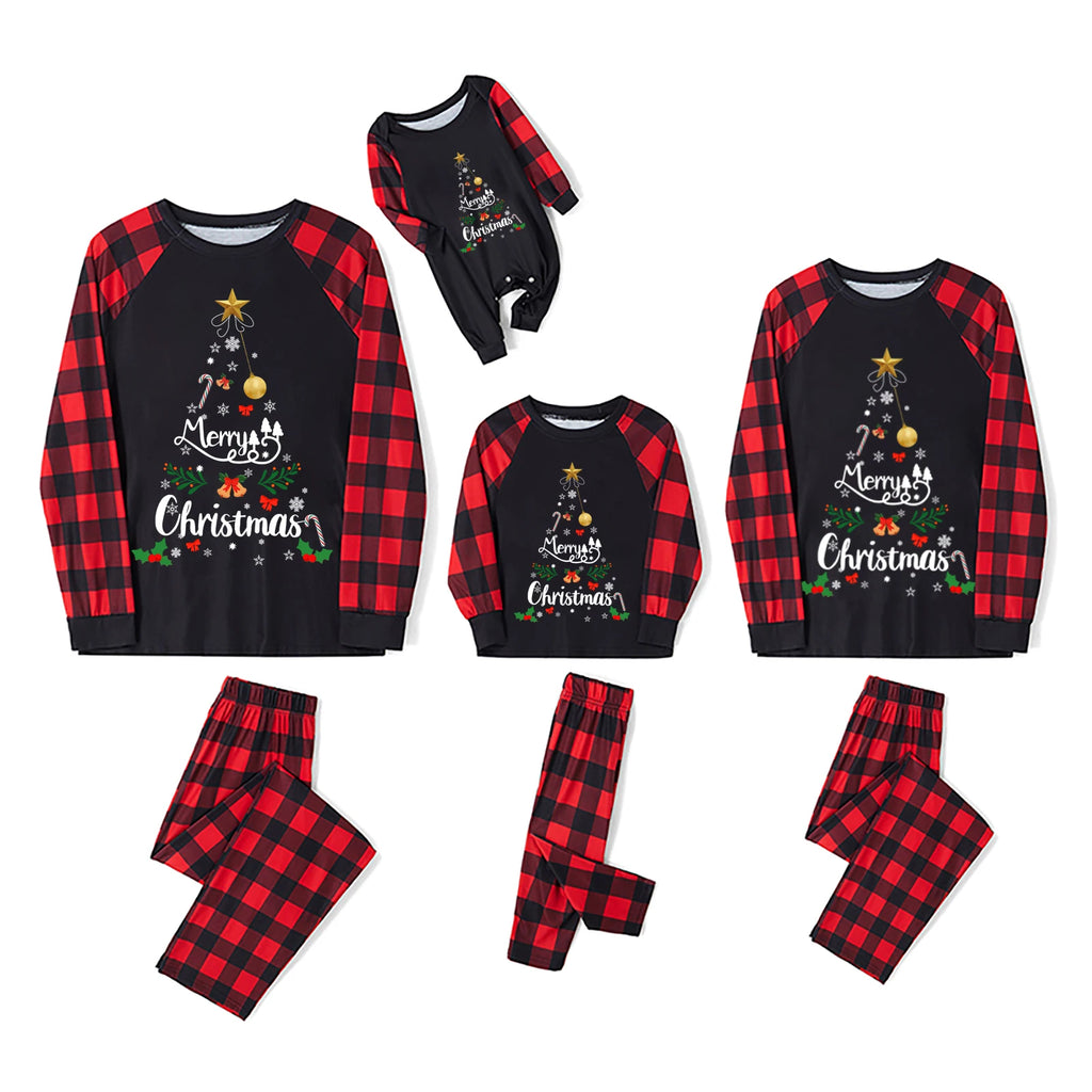 Fashion Christmas Pajamas for Family Xmas Pajamas Family Christmas Pjs Matching Sets Holiday Nightwear Jammies