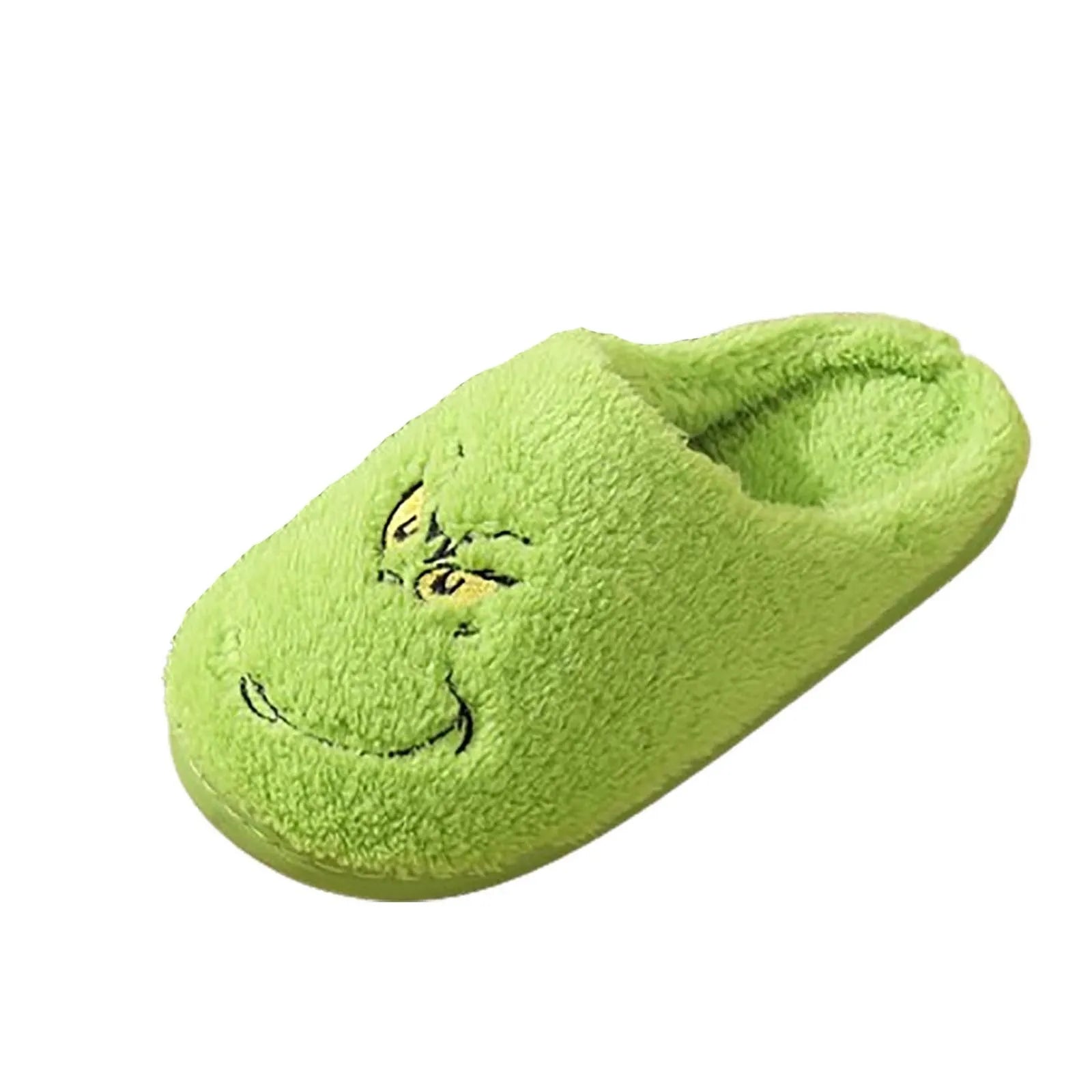 Christmas Couple Cotton Slippers - Warm Non-Slip Winter Indoor Shoes with Soft Sole for Festive Gift Giving & Home Decoraton