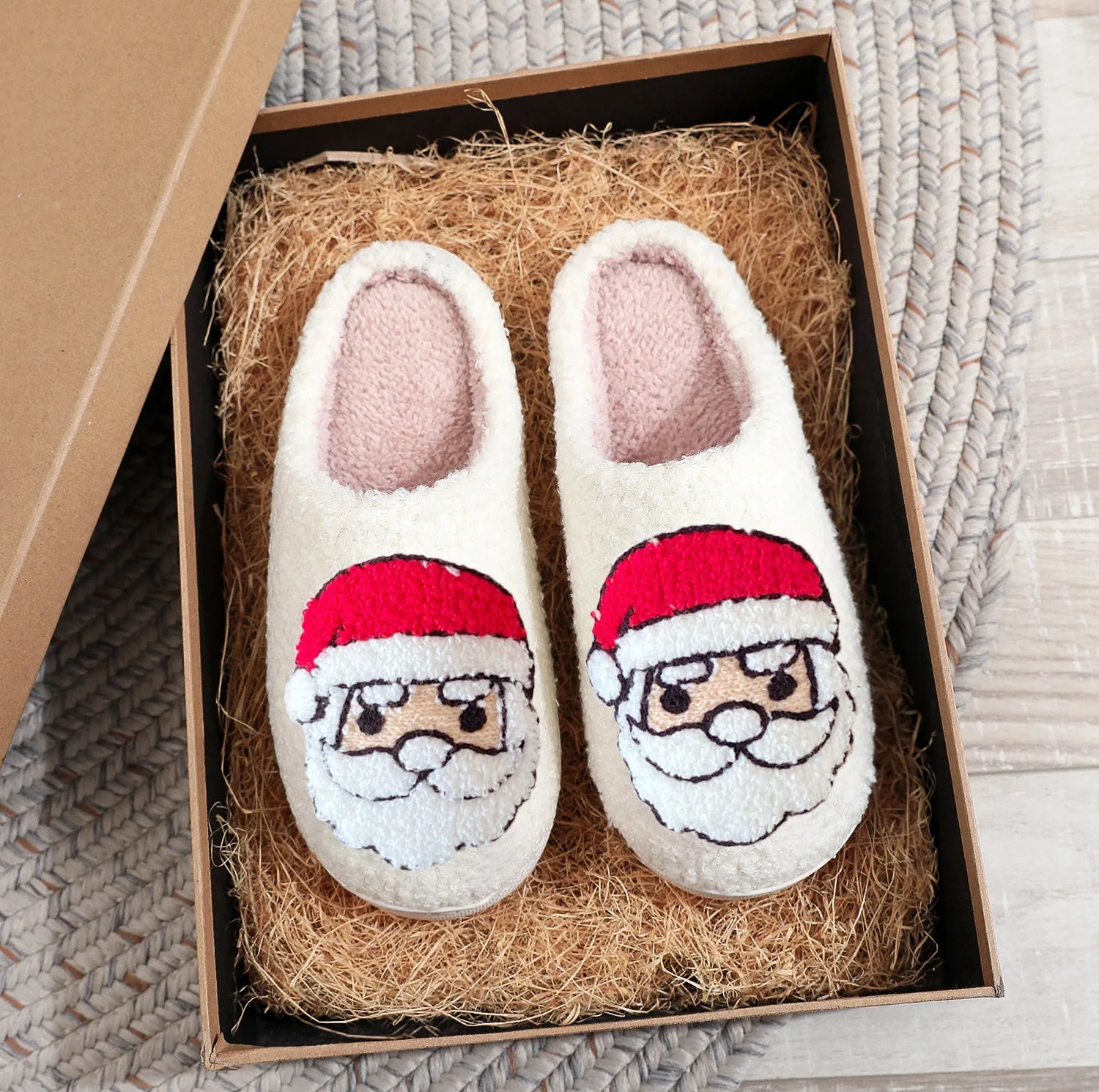 Christmas Bestseller: Grinch Cotton Slippers for Men and Women - Winter Fleece-Lined House Slippers
