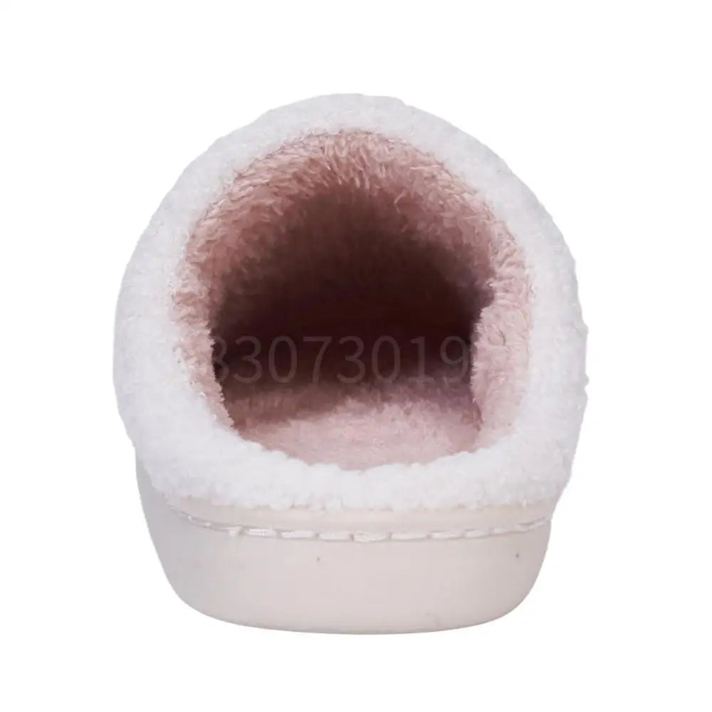 Christmas Women Slippers Cute Dachshund Santa Claus Winter Warm Slides Couple House Shoes Bedroom Anti Slip Flat Sole Slippers